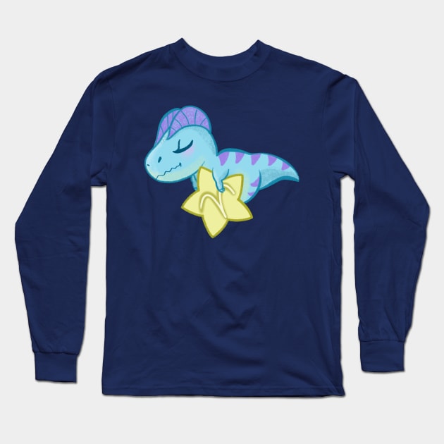 Aries Dilophosaurus Long Sleeve T-Shirt by MailoniKat